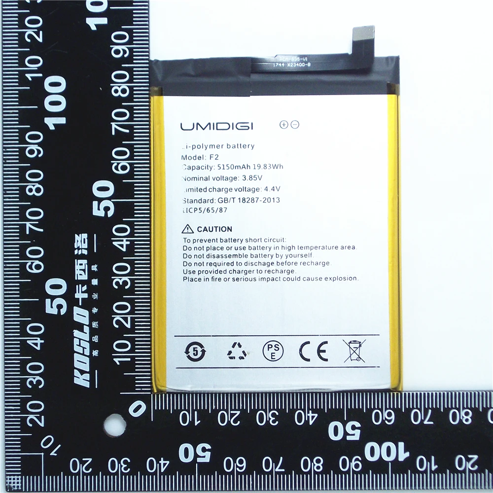 

5150mAh For UMI Umidigi F2 Battery Bateria AKKU High Quality Replacement Battery For Umidigi F 2 Mobile Phone +Tracking + Tools