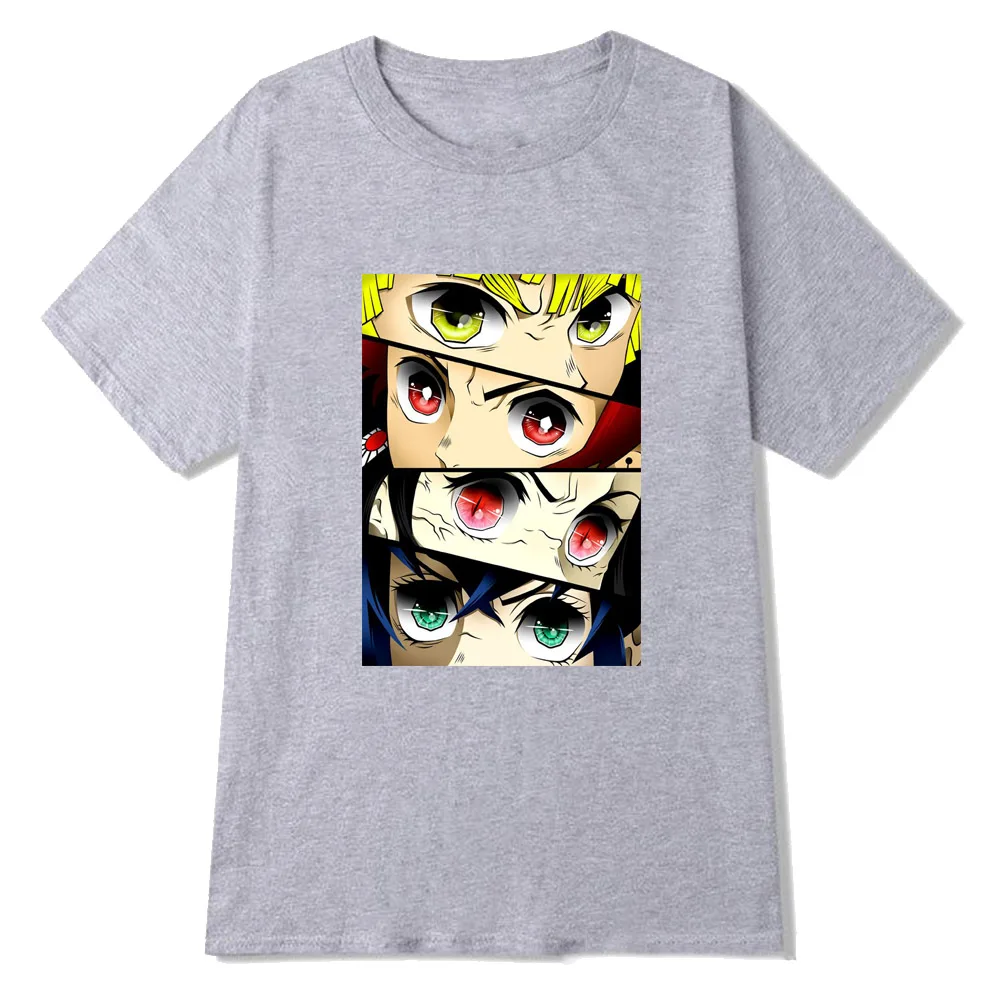 

Men Women T-shirt Tops Kawaii Demon Slayer Tshirt Kimetsu No Yaiba T-shirt Crew Neck Fitted Soft Anime Manga Tee Shirt Clothes
