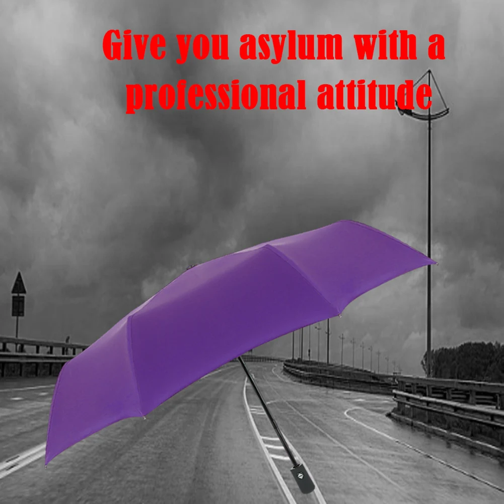 

Female Automatic Umbrella Light And Durable 8 Ribs Strong Men Umbrellas Rain Women Folding Travel Kids Umbrella -35