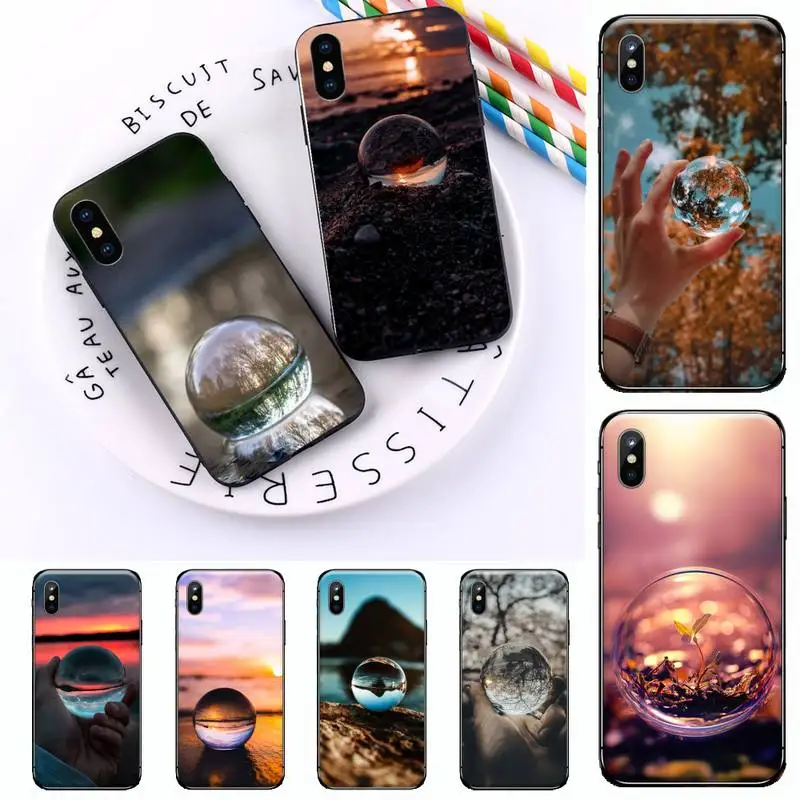 

Magic Crystal Ball dream pattern Phone Case For iphone 12 11 13 7 8 6 s plus x xs xr pro max mini