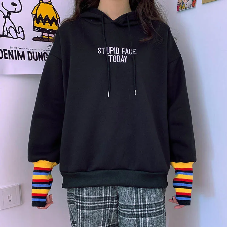 

Winter loose classic high quality casual breathable women's Hoodie