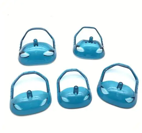 5pcs Blue 5 шт./лот, расческа для бороды, расческа для волос, симметричный срез, для салона, усы, шаблон для укладки бороды, инструмент для подравнивания бороды - Цвет: 5pcs Blue