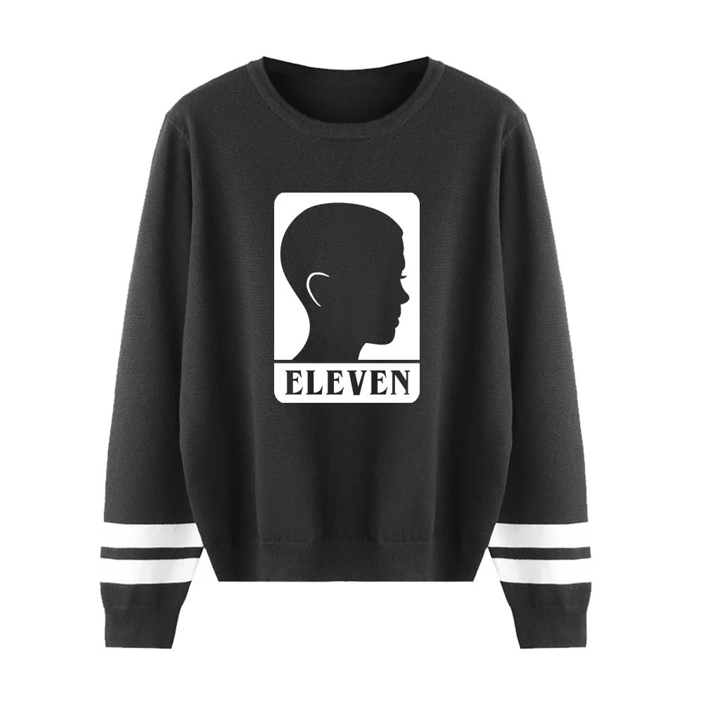 Stranger things cute warm winter clothes women's long sleeve sweaters pullover pink blue gray black dark | Женская одежда