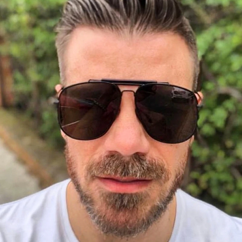 Солнцезащитные очки-авиаторы в металлической оправе UV400 для мужчин и женщин |