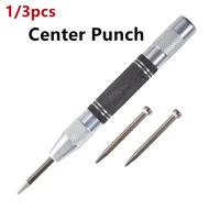 1pcs silver and black two color automatic center punch positioner high hardness emergency window breaker spring pattern punching
