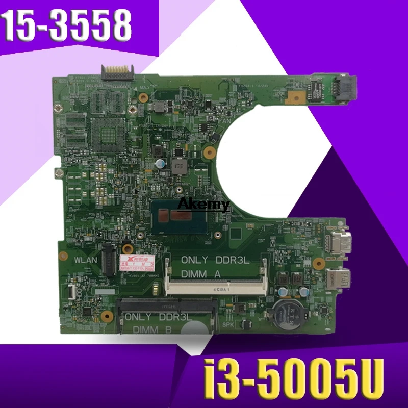 

Для For DELL INSPIRON 15 3558 материнская плата портативного компьютера с i3-5005U CN-0MHDT2 0MHDT2 MHDT2 ПРБ: 1XVKN мб 100% тестирование Быстрая доставка