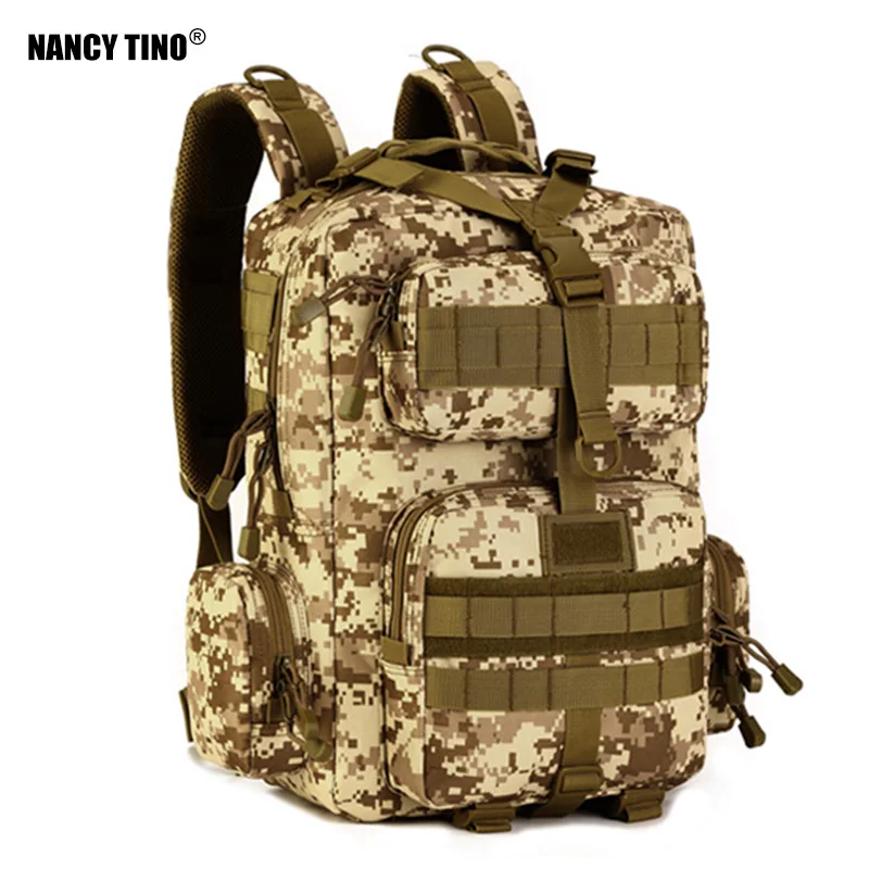 

NANCY TINO Military Tactical Assault Pack Backpack Waterproof Molle Army Mochila Militar Rucksack for Outdoor Camping Hunting