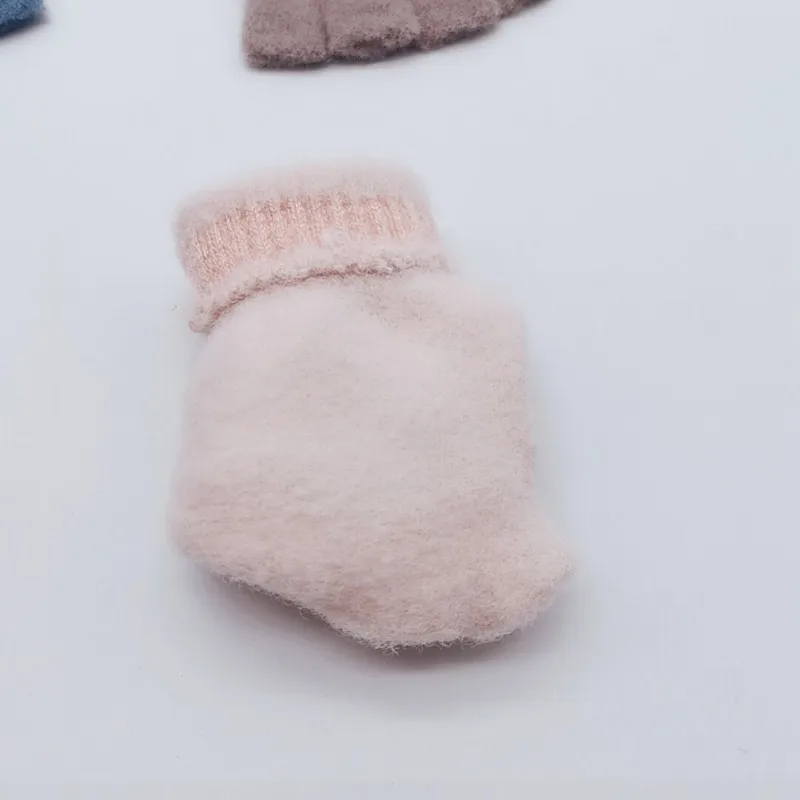 

Kids Winter Beautiful Cartoon Versatile Cotton Half-finger Gloves Mittens Warm 3-7T