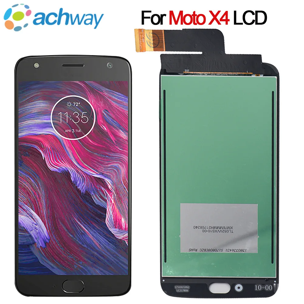 Протестированный Новый ЖК-дисплей 5,2 дюйма для Motorola Moto X4, дисплей с сенсорным экраном, дигитайзер, замена для MotoX4 XT1900, XT1900-1 XT1900-4