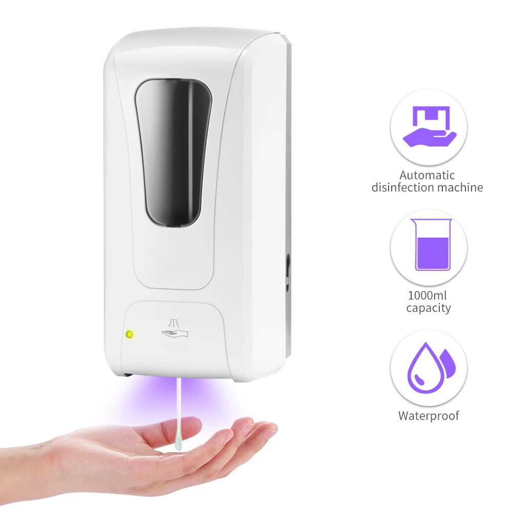 Punch-Free Automatic Disinfection Machine Wall-Mounted 1000ml Device Soap Dispenser No Battery 2020 New | Автомобили и мотоциклы