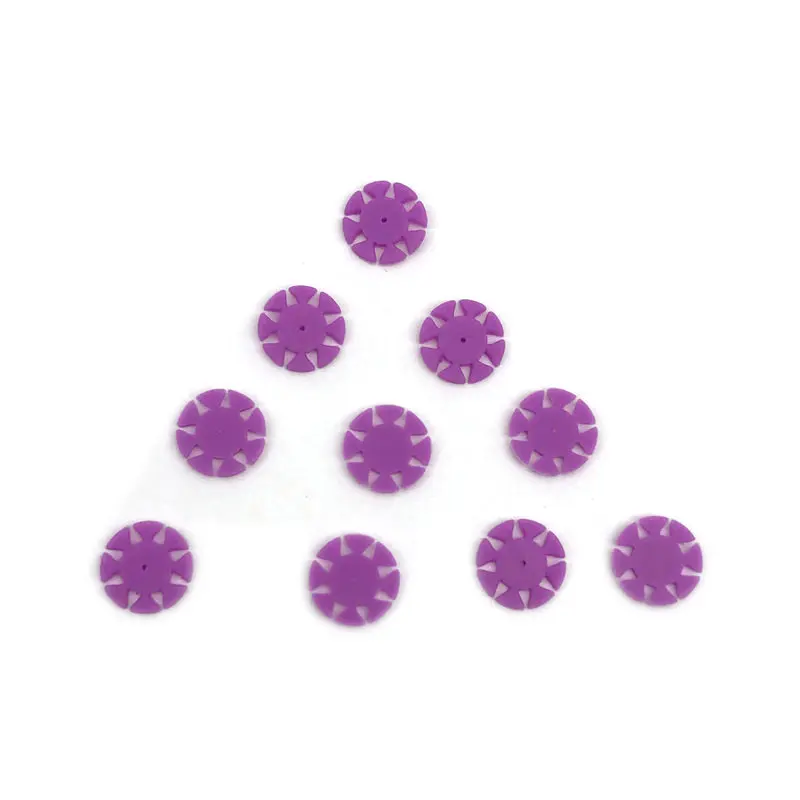 10 шт./пакет стоматологический Endo корень канал файл дезинфекция маркировка круг