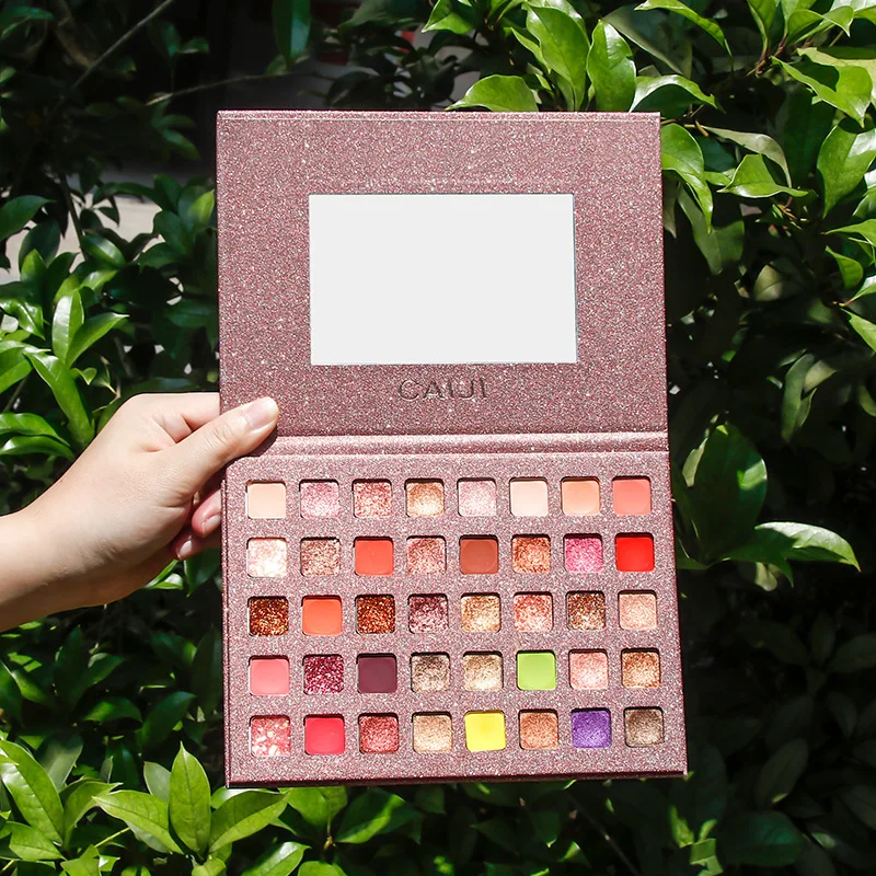 

40 Color Eyeshadow Palette Earth Color Pearlescent Matte Eye Shadow BFC996