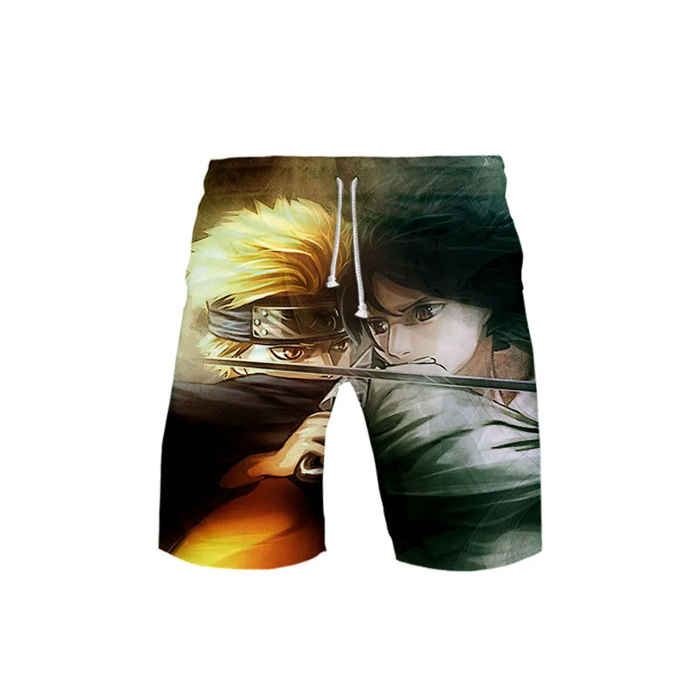 

Sasuke/Kakashi Akatsuki Shorts Trunks Summer 3D Adult / Child Quick Dry Beach Swiming Shorts Mens Short Pants Beach pants