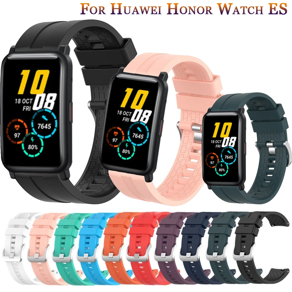 

20mm Soft Silicone Strap For Huawei Honor Watch ES Bracelet Sport Watchband For Xiaomi Haylou LS02 For Amazfit Bip S Wrist Strap