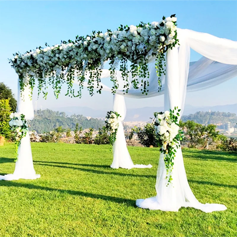 Искусственные Свадебные Арки цветы в ряд декоративные рождественские украшения
