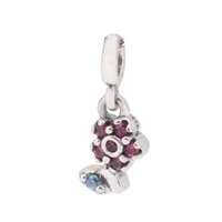 authentic 925 sterling silver charm creative small safflower fashion pendant fit pandora women bracelet necklace diy jewelry