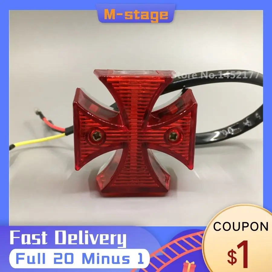 Yecnecty светодиодный задний фонарь для мотоцикла универсальный мини Мальтийский