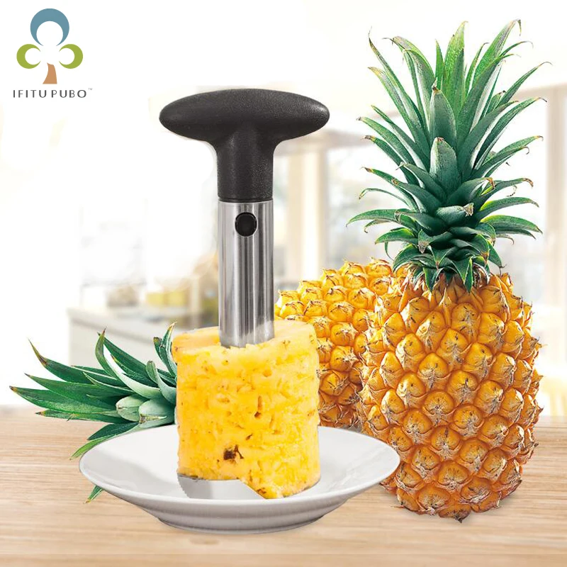 

Fruit Pineapple Corer Slicer Cutter Stainless Steel Spiral Pineapple Cutting Machine Easy To Use Kitchen Cooking Accessories