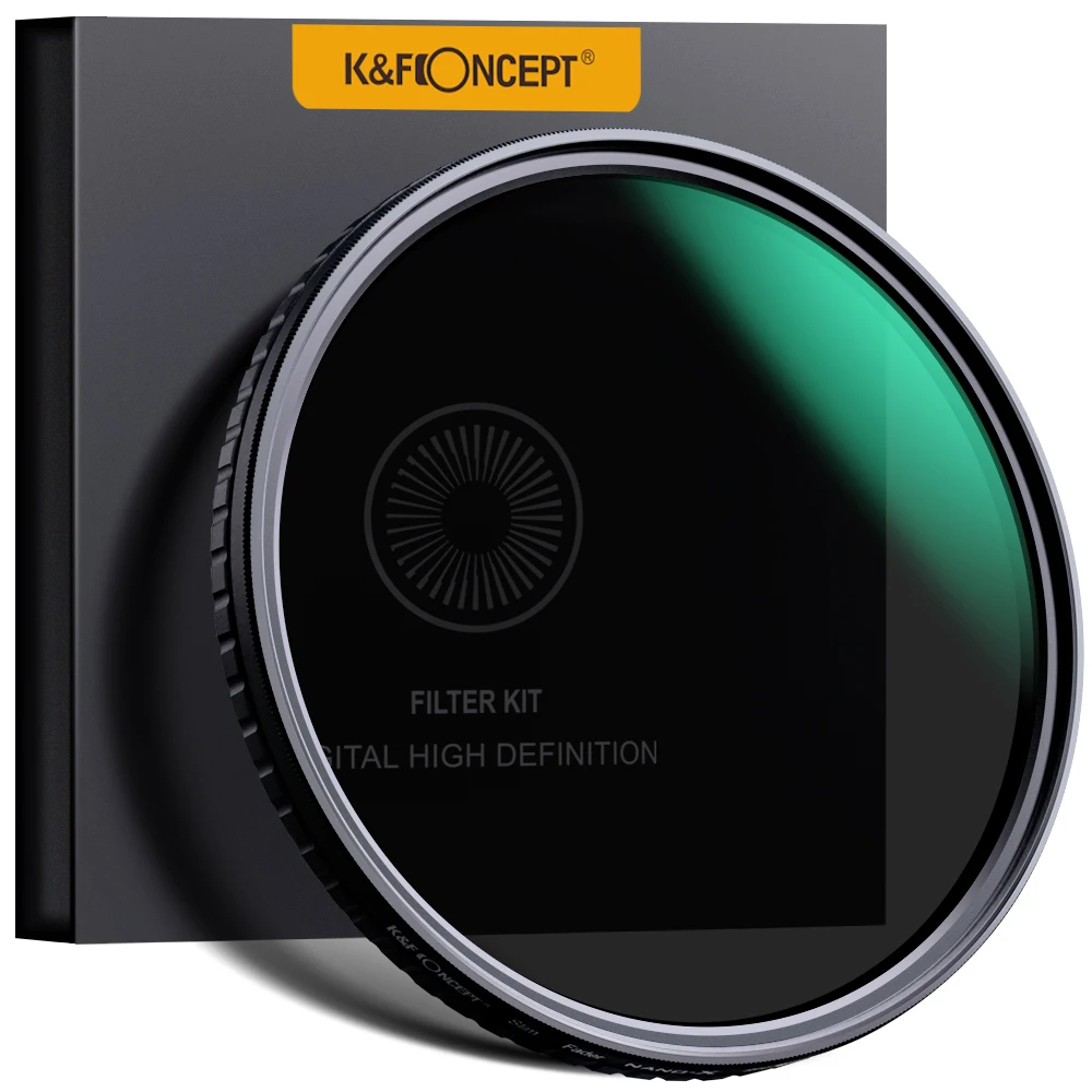 K& F Concept ND8-ND128 ультратонкий градиентный фильтр с переменной нейтральной плотностью 3-Stop to 7-Stop для объектива камеры NO X Spot, Nanotec