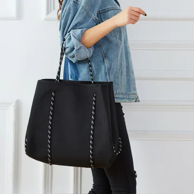 Ажурная сумка для женщин повседневный тоут покупок мягкий большой саквояж на