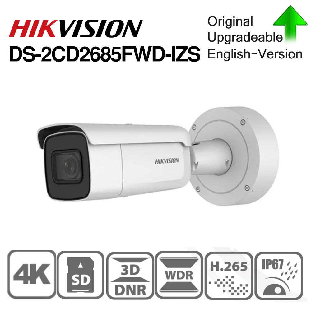 Hikvision оригинальная ip-камера DS-2CD2685FWD-IZS 2 8-12 мм Vari-focal Bullet POE CCTV камера IK10 IR 50m H.265 + |