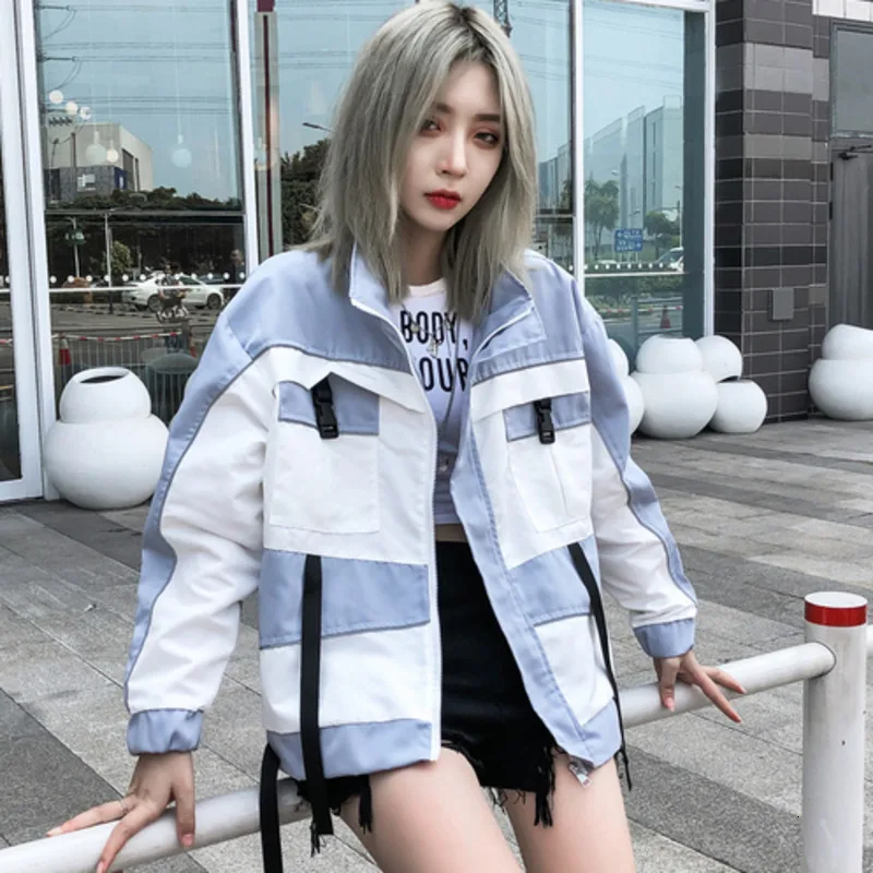 Свободное пальто Женская Осенняя куртка для отдыха Harajuku Casaco Feminino уличная Bts ривердейл пальто и куртки женские