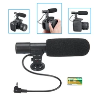 external stereo microphone 3 5mm jack cable high quality dv camcorder recording stereo mic for canon nikon sony panasonic