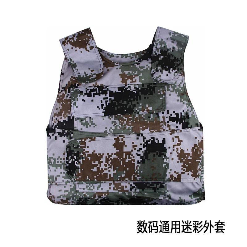 PE Breathable Tactical Vest Stab vests Anti Tool Self-Defense Service Equipment Outdoor Supplies Black Camo | Безопасность и