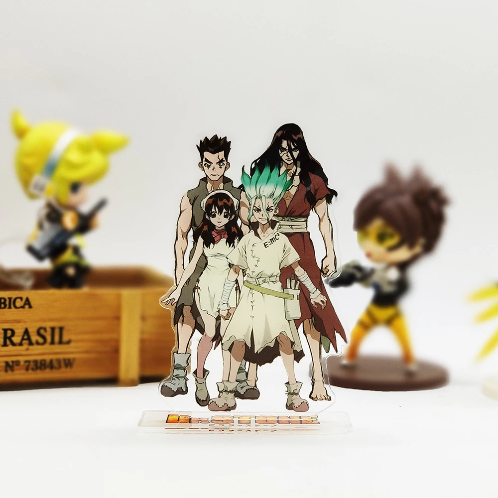 Держатель для торта Dr. Stone Senku Taiju Tsukasa Yuzuriha модель Фигурка на акриловой подставке