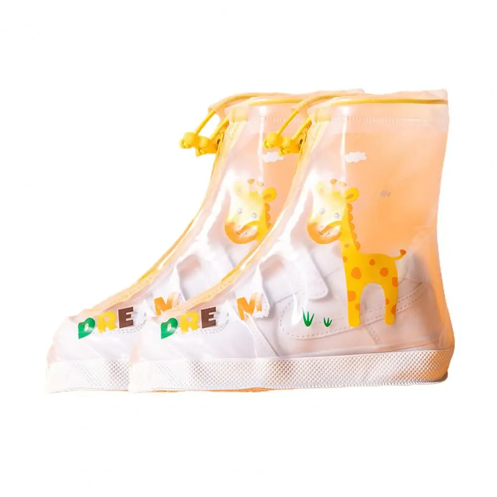 1 пара Детские Водонепроницаемые Чехлы для обуви с износостойким рисунком