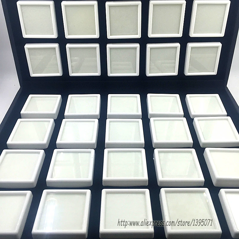 Высококачественный черный драгоценный камень из кожзаменителя дорожная коробка