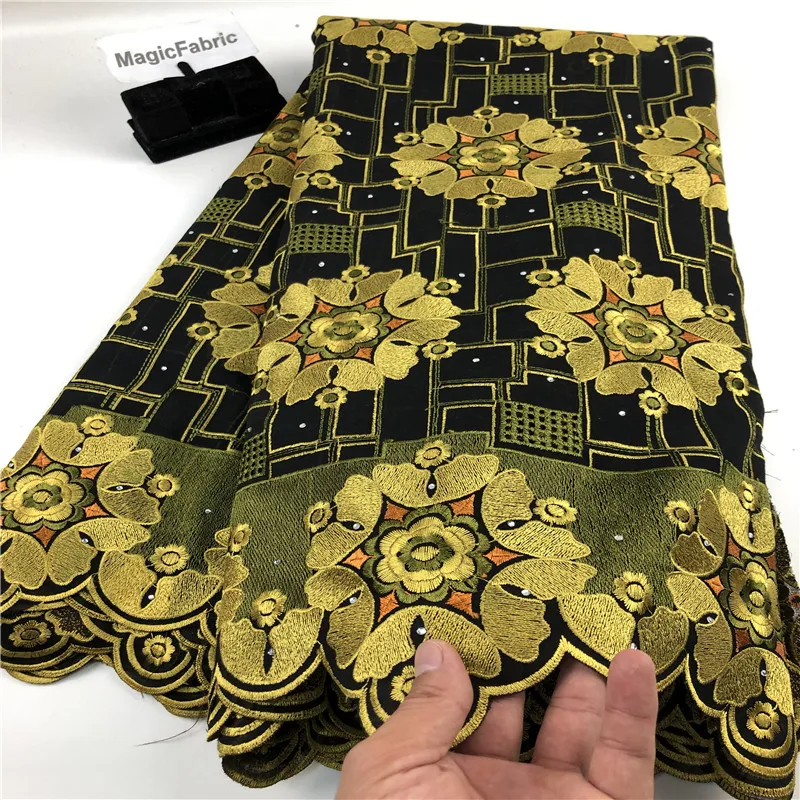 

Hot Sale Swiss Voile Lace in Switzerland High Quality 2019 Cotton Lace Fabric with Stones Dry Lace Fabrics for Dress COL007