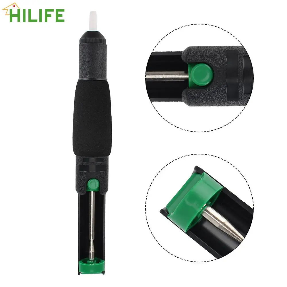 

Anti-skid Handle Suction Tin Soldering Sucker Vacuum Soldering Iron Desolder Gun Powerful Desoldering Pump Hand Welding Tools