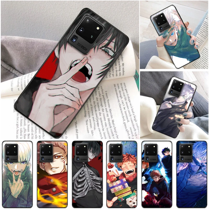 

Jujutsu Kaisen Yuji Itadori Satoru Gojo Sukuna Fushiguro Megumi Phone Case For Samsung Galaxy S20 Plus FE Lite Carcasa