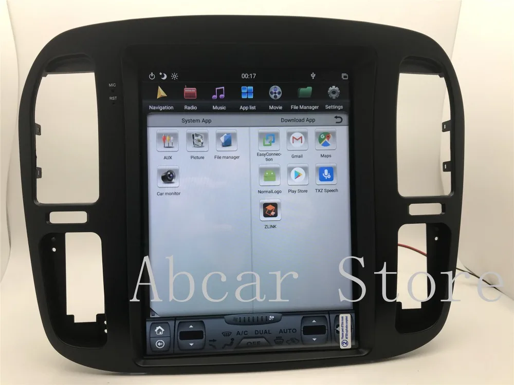 Tesla стиль Android 8,1 автомобильный dvd-плеер gps навигация для TOYOTA LAND CRUISER LC100 LEXUS LX470 1999-2002 радио px6 carplay ips