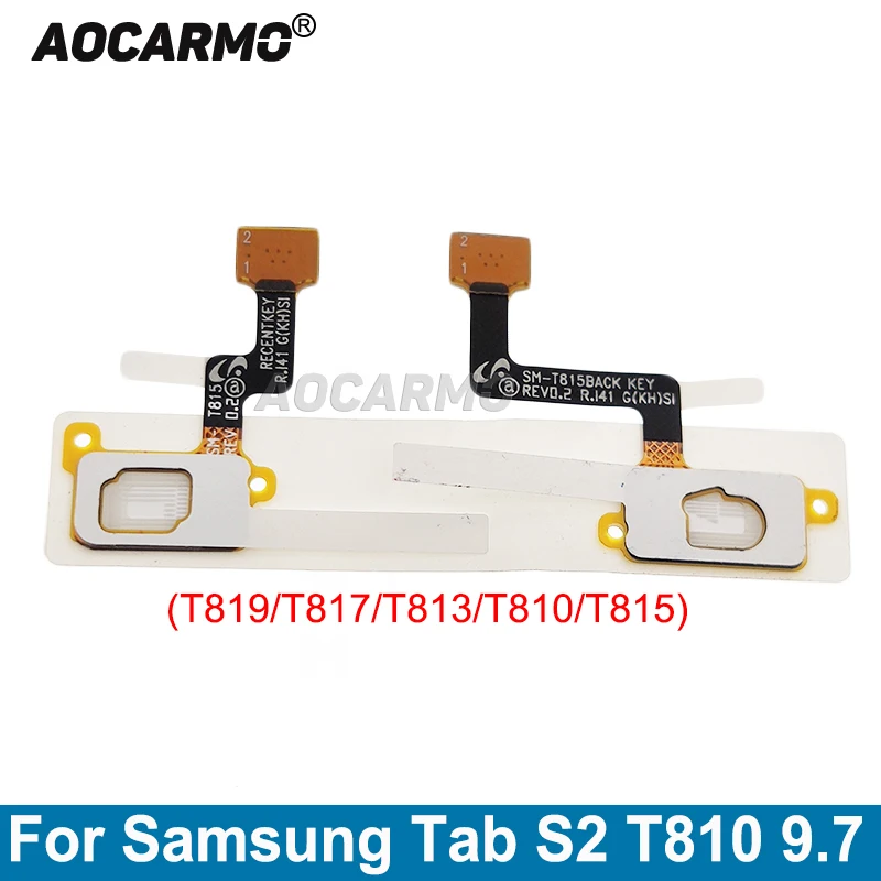 Кнопка навигации Aocarmo для Samsung Galaxy Tab S2 9 7 T810 T813 T815 левая и правая кнопки сенсорный