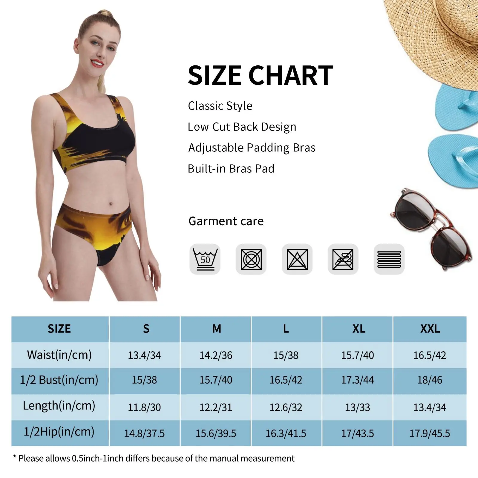 

The Eyes Of Lovers Swimsuit one piece Bikini Padded Nine Heart Love Light Sun Sunset Moon Lover Summer Spring Autumn Nice