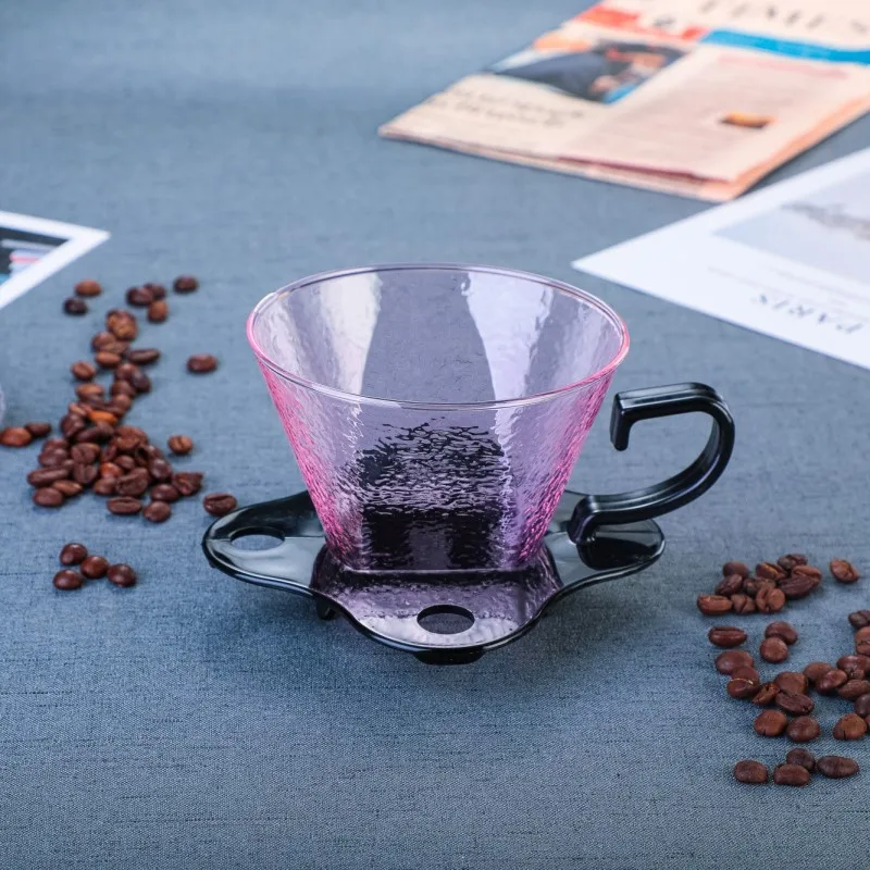 Многоразовый стеклянный фильтр для кофе термостойкий капельный практичный