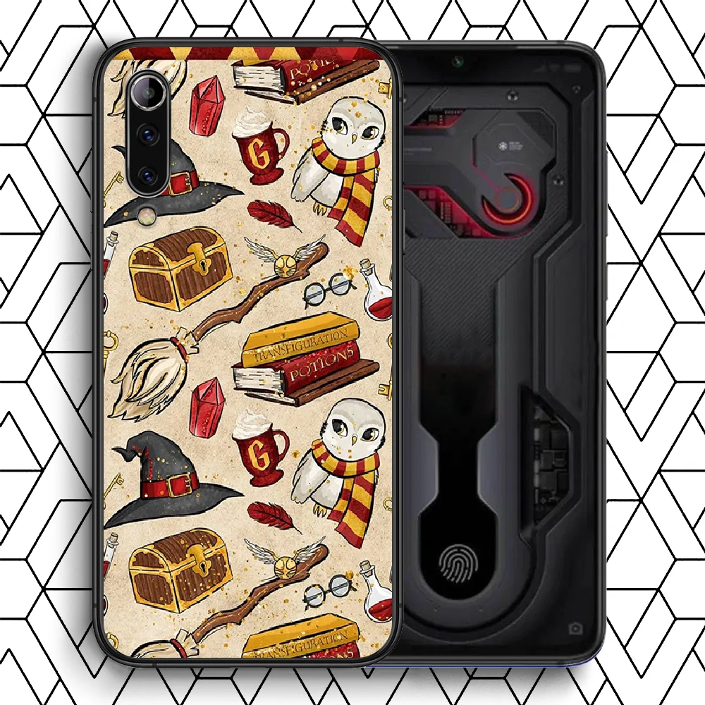 

Harries Potter Phone Case For Xiaomi Mi Note 10 A3 9 MAX 3 A2 8 9 Lite Pro Ultra black Shell Silicone Cover Painting Back Pretty