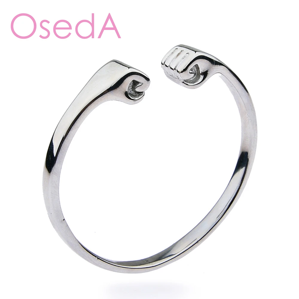 Нержавеющая сталь пенис кольцо Кулак Кольца дял пениса 41/44 мм отсрочка