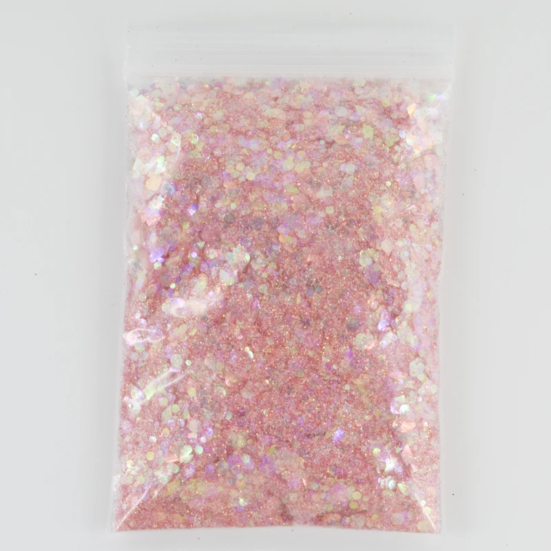 

100g Nail Art Glitter Eye Face Makeup Sequins Snowflake Stars Fairy Heart Tears Glitter Nail Art Sequins Flakes Powder 12 Colors