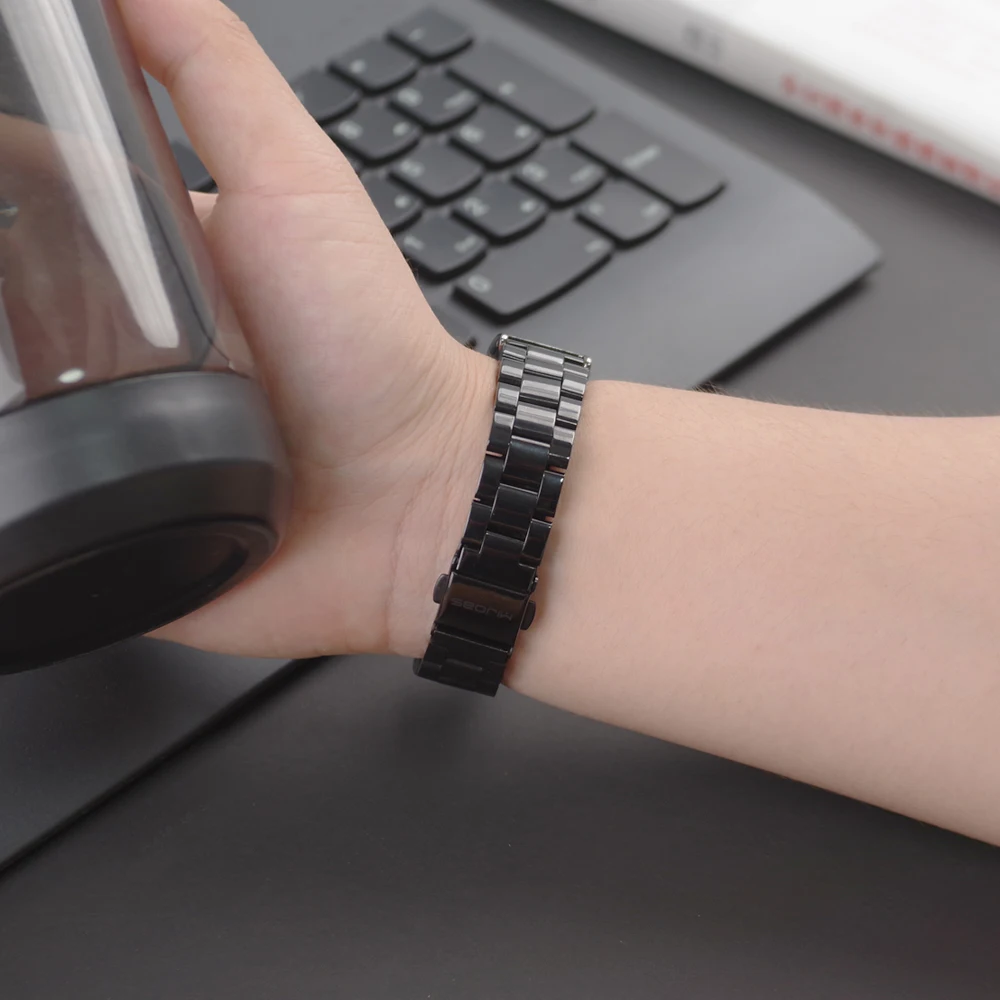 Ремешок для Huawei Band 4 Pro металлический браслет 3 браслеты Кожаный ремешок Pulsera Correa |