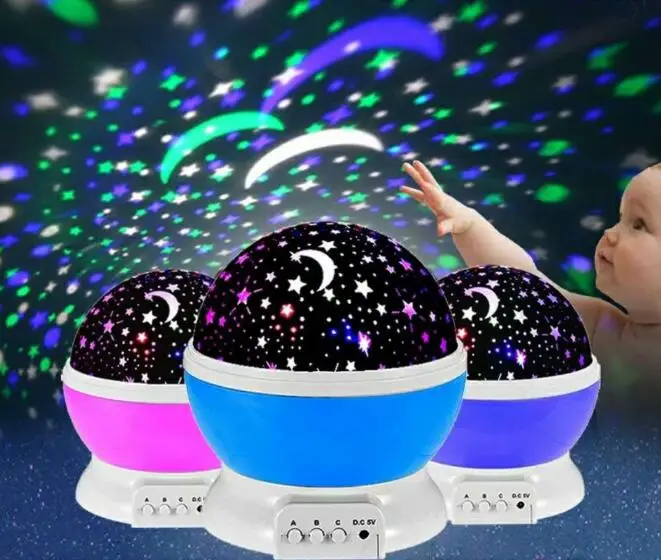 Новые звезды небо светодиодные светящиеся игрушки проектор луна новые в темноте