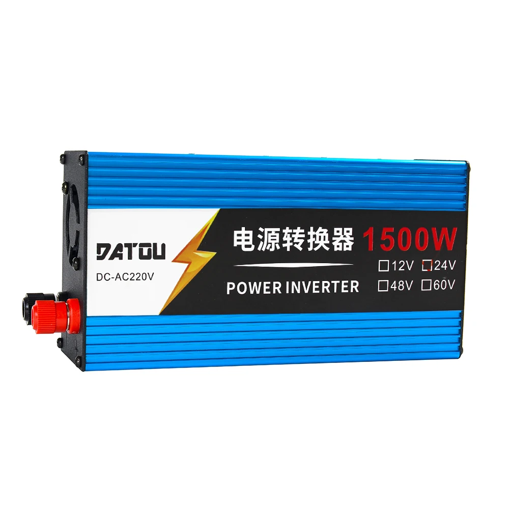 Многофункциональный автомобильный инвертор с цифровым ЖК дисплеем 1500 Вт 12 В