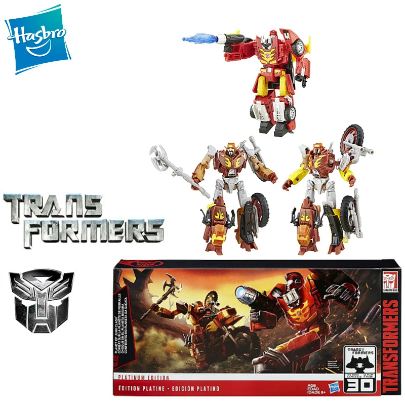 

Hasbro Genuine Transformers Platinum Edition Rescue Vehicle/Hot Break/Trash Star Man Boxed Classic Toy Model Children Gift 14cm