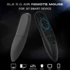 Пульт дистанционного управления G10BTS Bluetooth 5,0 Air Mouse ИК-приемник с гироскопом, беспроводной инфракрасный пульт дистанционного управления для Android TV Box HTPC TV