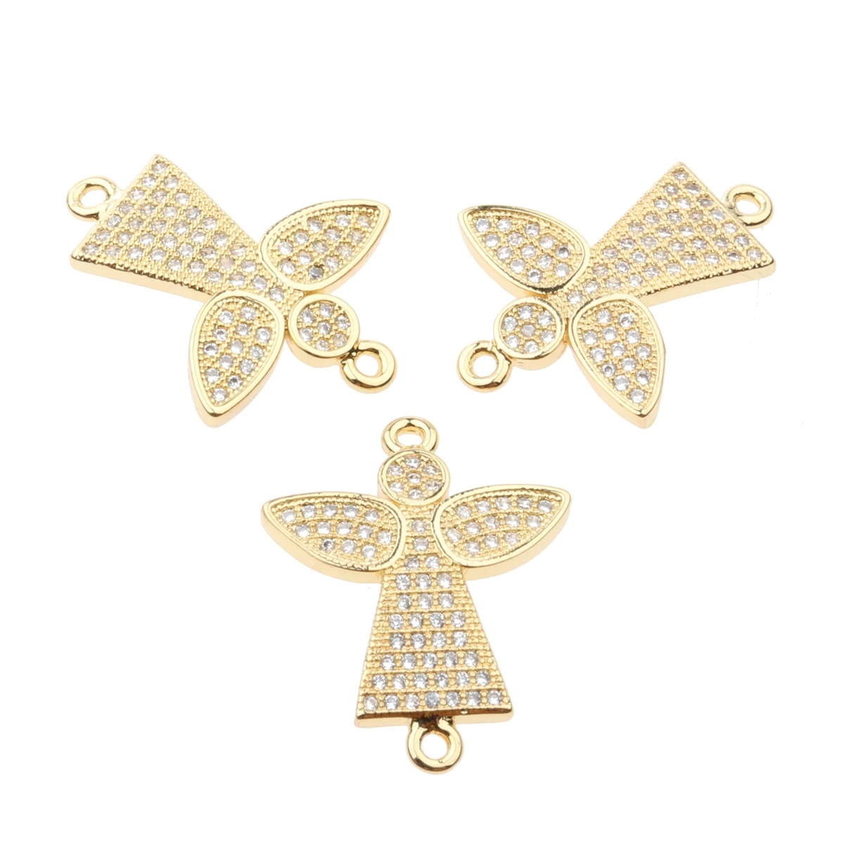 Модные бусины-разделители в виде ангела для изготовления ювелирных изделий