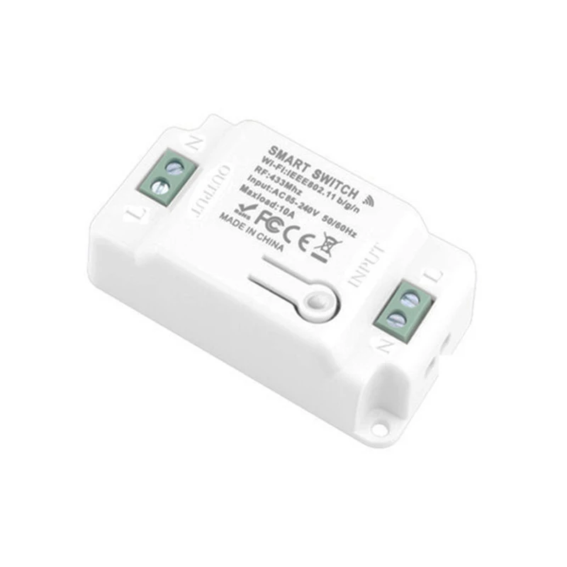 

1Pc WiFi+433 Remote Control Tuya WIFI Smart Switch Module Smart Home For Alexa Google Amazon Gadgets Hogar Inteligente