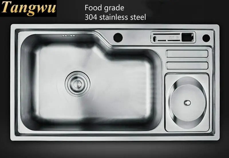 Бесплатная доставка стандартная модная кухонная раковина фитинги из пищевой