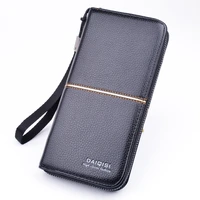 2021 mans fashion accessories men business casual standard wallets big capacity zipper style clutch bag cardholder money purse